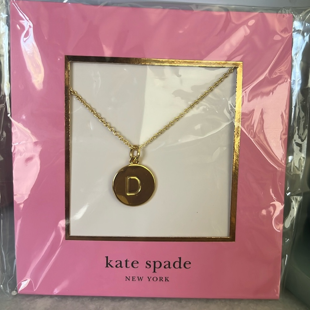 Kate Spade One in a Million Initial Necklace Gold “D”